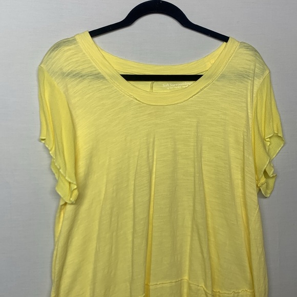 Soft Surroundings Yellow Blouse Size XL - Picture 2 of 9